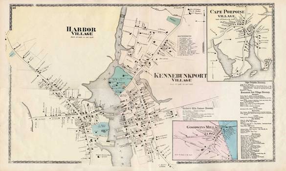 1872 York County Maine Atlas 